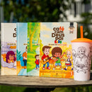 Combo Café com Deus Pai Kids | 4 volumes + Copo