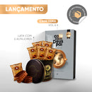 Café com Deus Pai Vol.6 (capa dura) + Lata com 6 un. alfajor Velutti